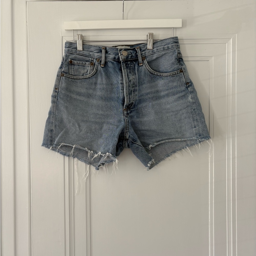 AGOLDE Parker Long Denim Jean Shorts